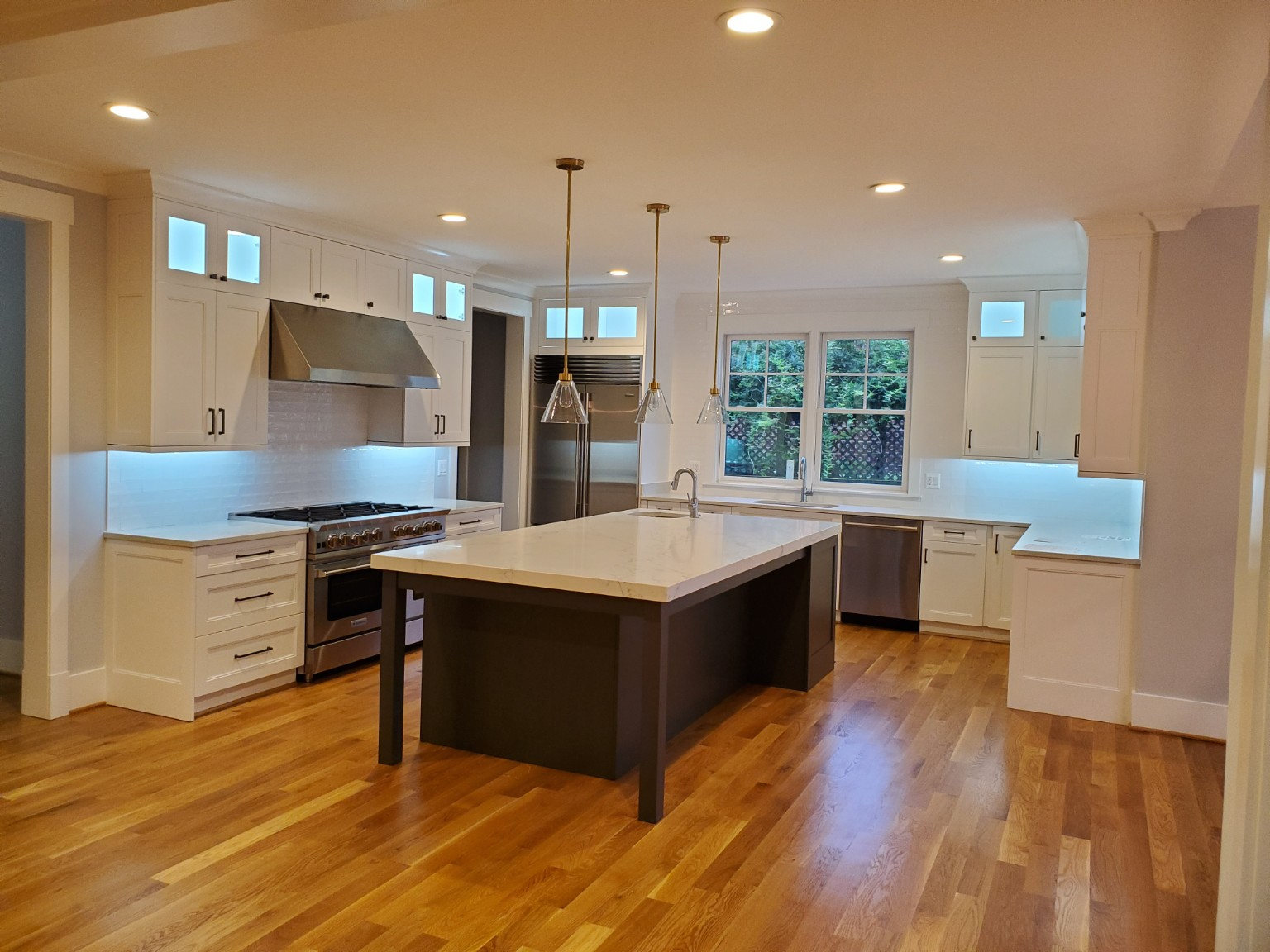 Custom kitchen cabinetry installation